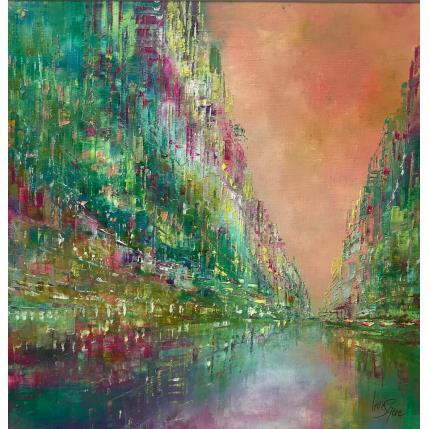 Painting Jungle City by Levesque Emmanuelle | Painting Impressionism Oil Urban