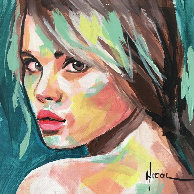 Peinture stay par Vacaru Nicoleta  | Tableau Figuratif Portraits Huile
