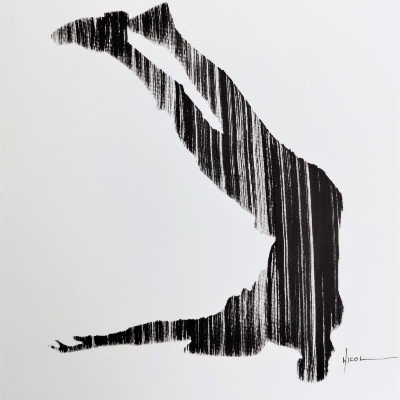 Gemälde Time XXXIX von Nicol | Gemälde Figurativ Porträt Tinte