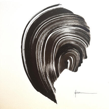 Peinture Time XXXIX par Nicol | Tableau