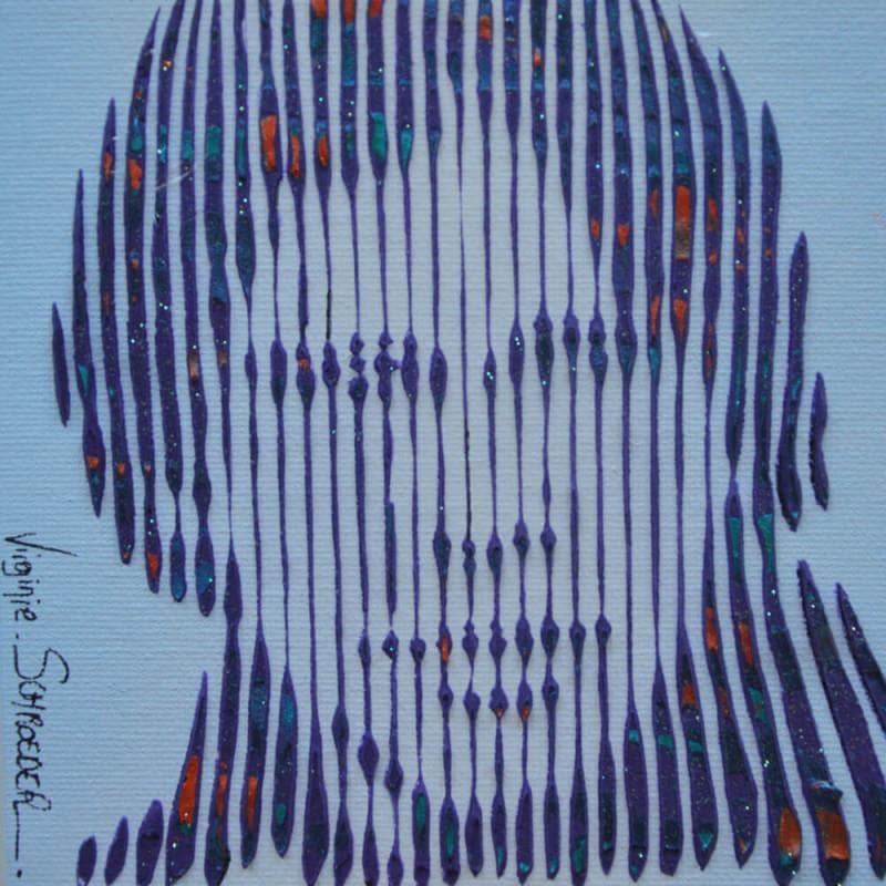 Peinture Han Solo par Schroeder Virginie | Tableau Pop-art Icones Pop Acrylique