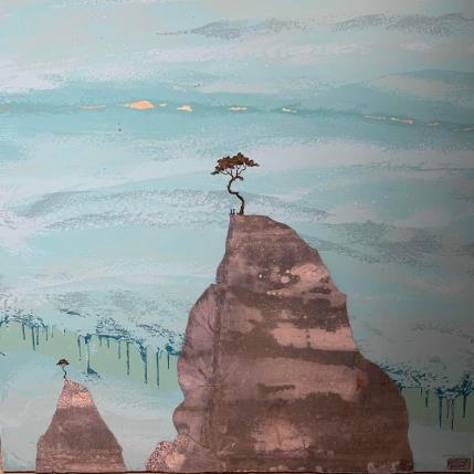 Painting S'élever by Lemonnier | Painting Subject matter Acrylic, Zinc Landscapes