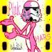 Peinture La Panthère rose, pink wars par Cornée Patrick | Tableau Pop-art Graffiti Huile
