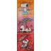 Peinture Snoopy beach by 3 par Kikayou | Tableau Pop-art Graffiti Acrylique Collage