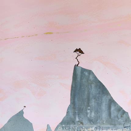 Gemälde L'axe du monde von Lemonnier  | Gemälde Materialismus Acryl, Zinc Landschaften