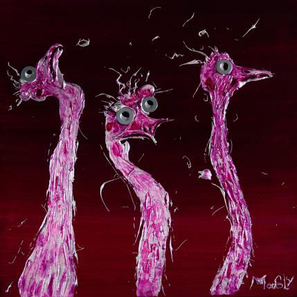 Peinture Vadrouillus par Moogly | Tableau Art Singulier Acrylique, Résine animaux