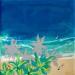 Painting Plage de l'aigle Aruba by Aurélie Lafourcade painter | Painting Figurative Landscapes Marine Life style Acrylic Resin