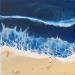 Painting La magie de la plage  by Aurélie Lafourcade painter | Painting Figurative Landscapes Marine Life style Acrylic Resin