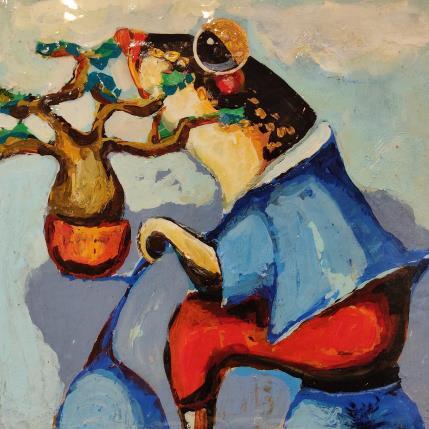 Gemälde Dia de verano von Villanueva Puigdelliura Natalia | Gemälde Figurativ Acryl, Harz Marine, Tiere