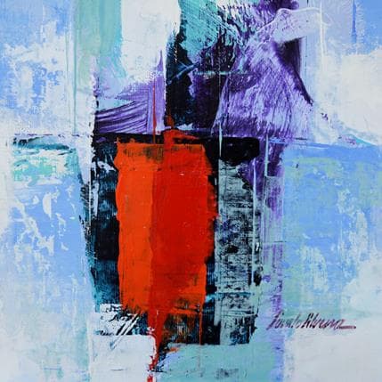 Painting Sonho by Silveira Saulo | Painting Abstract Acrylic Minimalist