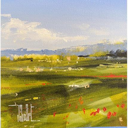 Painting L'arrière pays by Guillet Jerome | Painting Figurative Oil Landscapes