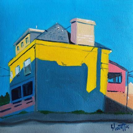 Gemälde Color house von Coueffic Sébastien | Gemälde Realismus Öl Pop-Ikonen