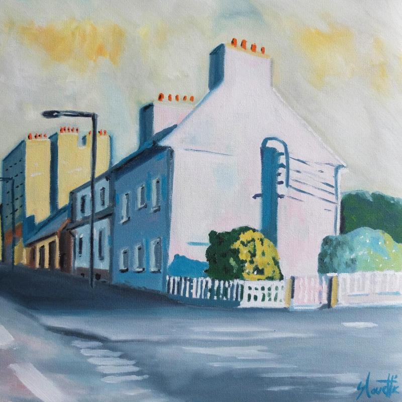 Gemälde Vanilla clouds von Coueffic Sébastien | Gemälde Realismus Öl