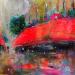 Painting Le weekend by Solveiga | Painting Impressionism Architecture Acrylic