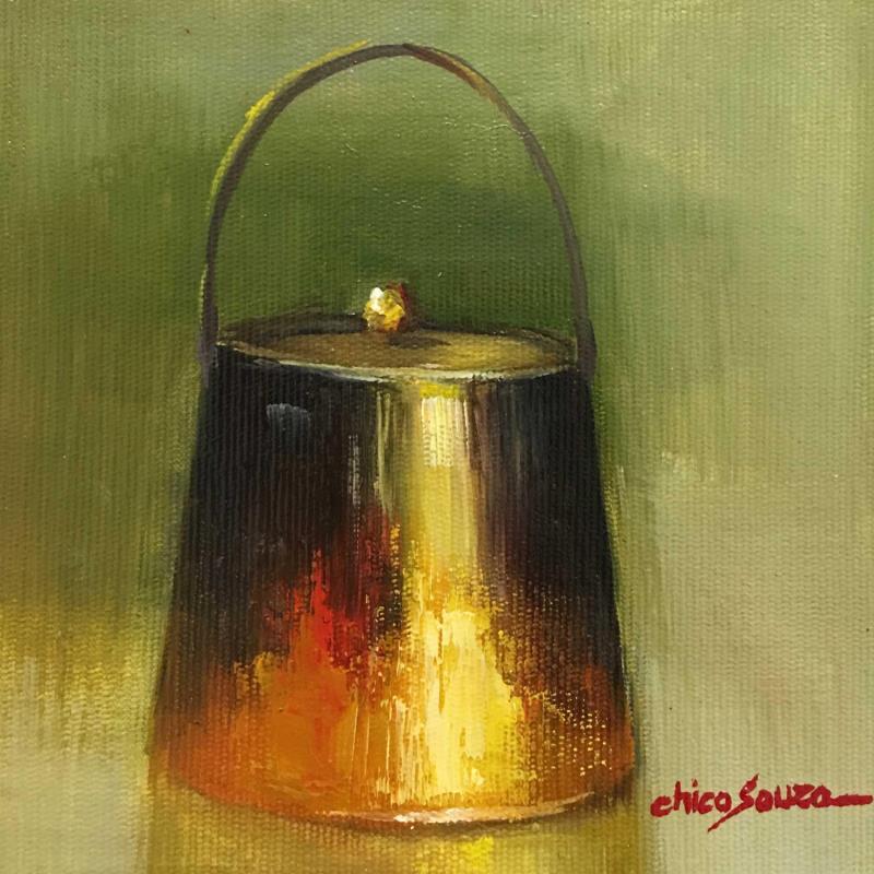 Painting Metal by Chico Souza | Painting Figurative Still-life Oil