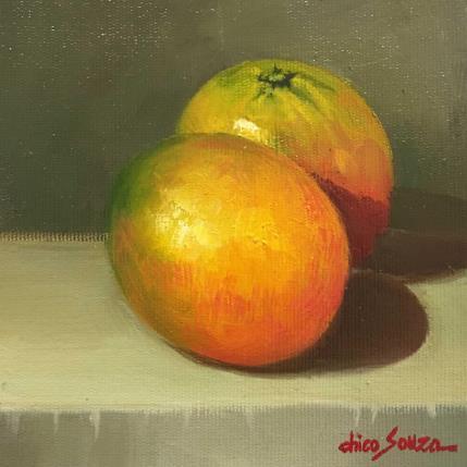 Painting Fruto d'agua by Chico Souza | Painting Figurative Oil Still-life