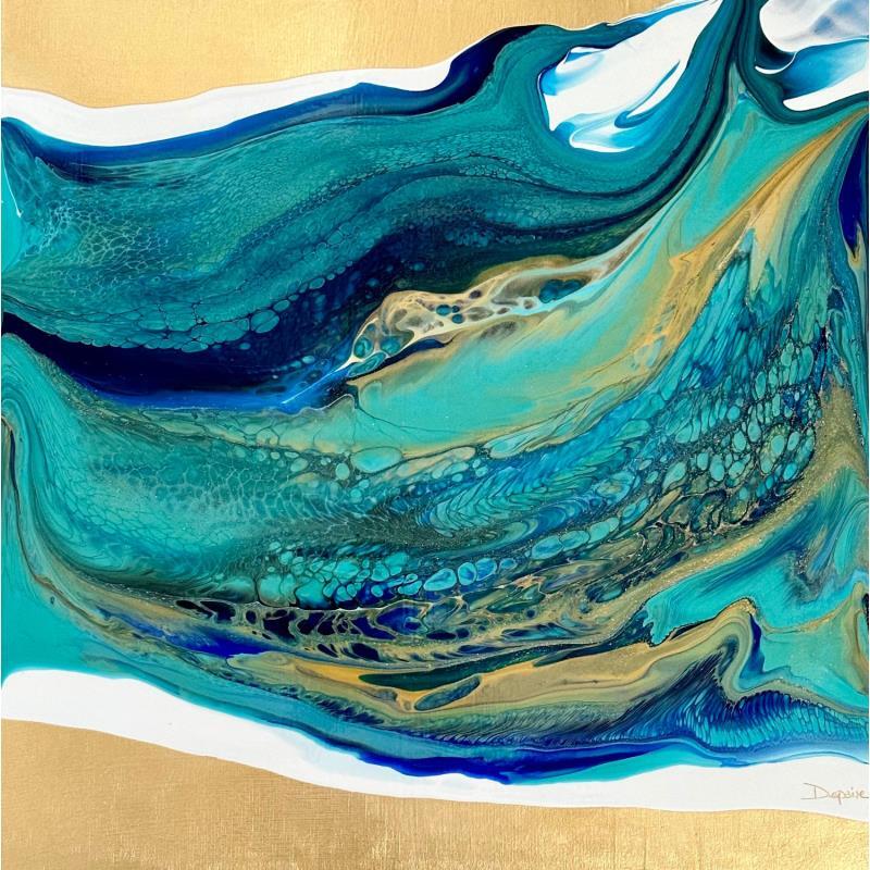 Painting 1367 Profondeurs marines by Depaire Silvia | Painting Abstract Acrylic