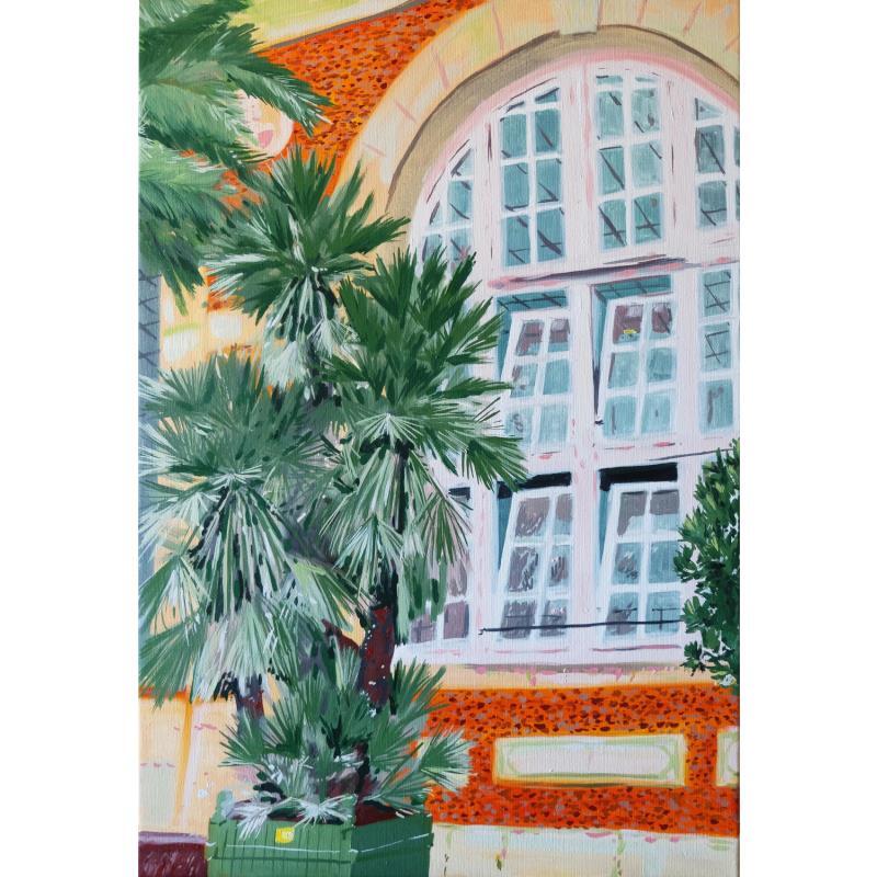 Painting La verrière by Coueffic Sébastien | Painting Figurative Oil Architecture