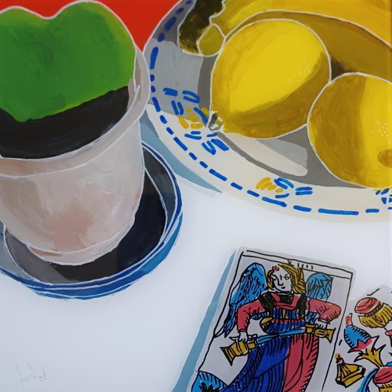 Peinture La tempérance par Auriol Philippe | Tableau Figuratif Natures mortes Plexiglas Acrylique Posca