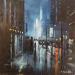 Painting See the light by Rochette Patrice | Painting Figurative Urban Oil