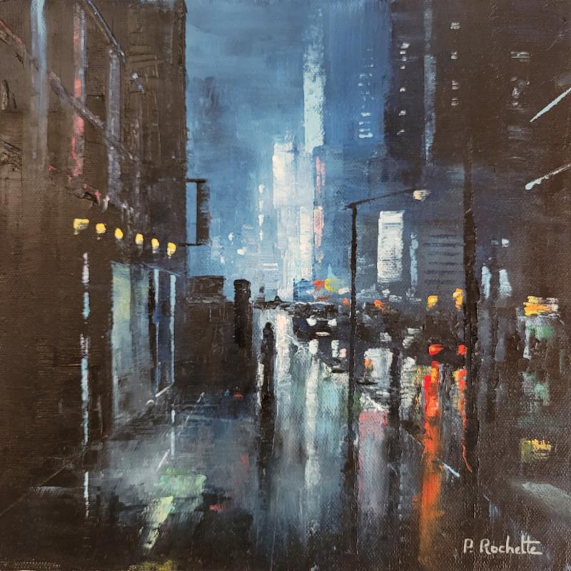 Painting See the light by Rochette Patrice | Painting Figurative Urban Oil