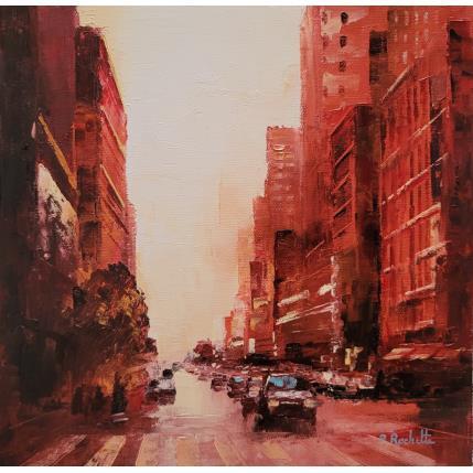 Painting Flamboiement by Rochette Patrice | Painting Figurative Oil Urban