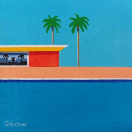Pintura The pool por Trevisan Carlo | Pintura Surrealismo Aceite Arquitectura, Iconos pop, Marine, Minimalista