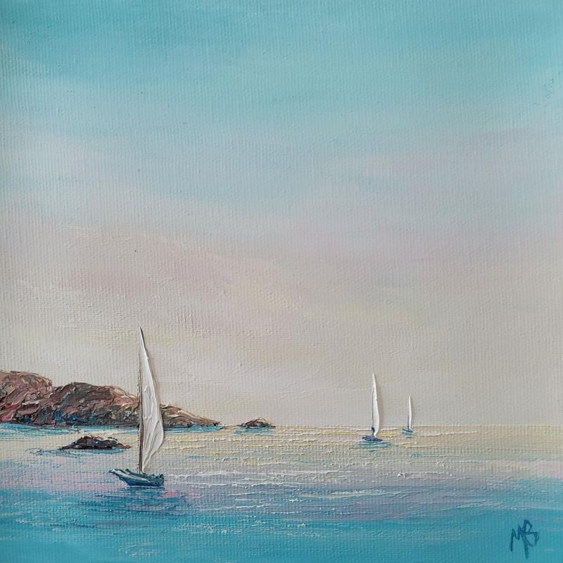 Peinture La douceur du sud par Blandin Magali | Tableau Figuratif Paysages Huile