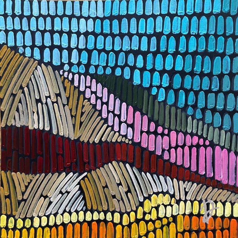 Peinture night bloom 6 par Dmitrieva Daria | Tableau Abstrait Nature Acrylique