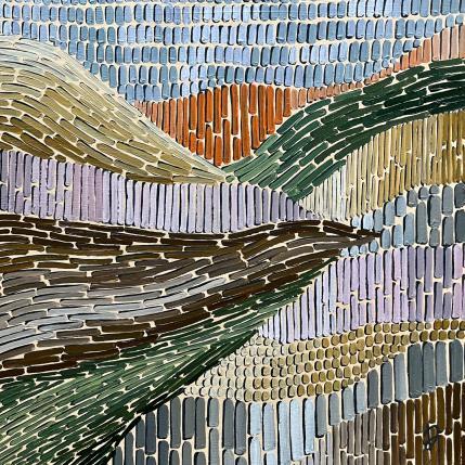 Peinture sunset walks par Dmitrieva Daria | Tableau Abstrait Acrylique Nature