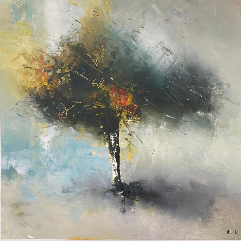 Peinture Poetry Tree 3 par Lundh Jonas | Tableau Figuratif Paysages Nature Acrylique