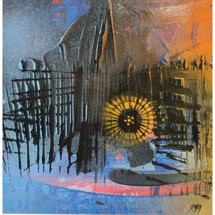 Gemälde Cathédrale 2023 - Cathédrale de Strasbourg von Horea | Gemälde Figurativ Öl Urban