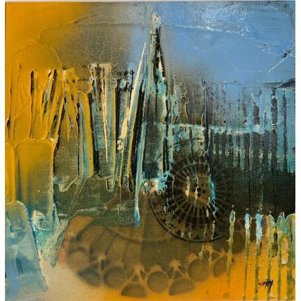 Gemälde Rayon d'or - Cathédrale de Strasbourg von Horea | Gemälde Figurativ Öl Urban