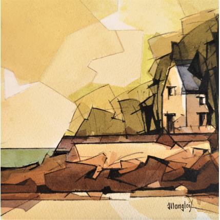 Gemälde En BRETAGNE 1 von Langlois Jean-Luc | Gemälde Figurativ Aquarell Marine, Pop-Ikonen