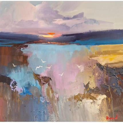 Peinture Filled with ocean  par Bond Tetiana | Tableau Figuratif Huile