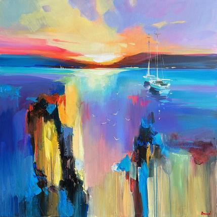 Peinture Skyline par Bond Tetiana | Tableau Figuratif Huile