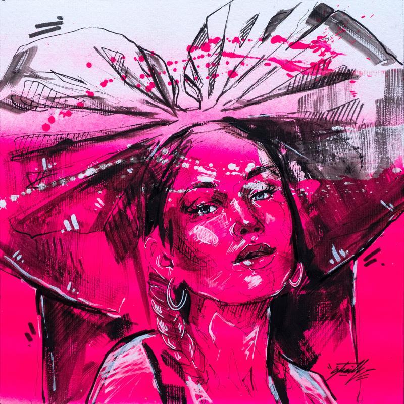 Peinture Katel par Istraille | Tableau Figuratif Portraits Acrylique