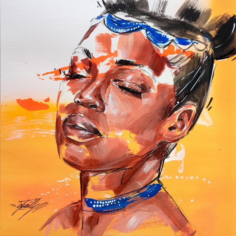 Peinture Nirmala par Istraille | Tableau Figuratif Portraits Acrylique