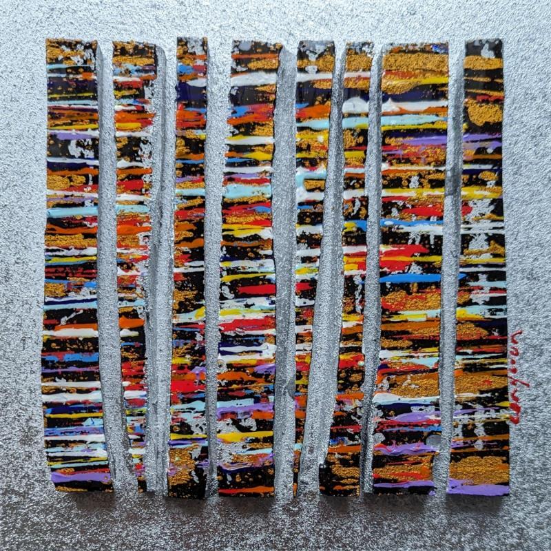 Painting bc6 fine or blanc rouge by Langeron Luc | Painting Subject matter Wood Acrylic Resin