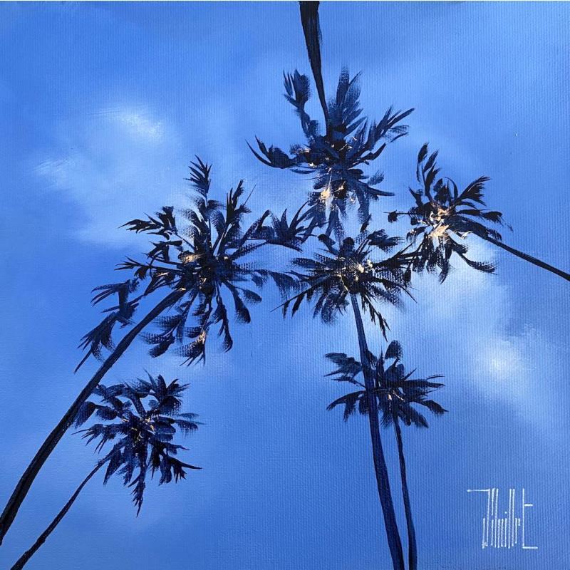 Painting California dream by Guillet Jerome | Painting Figurative Oil