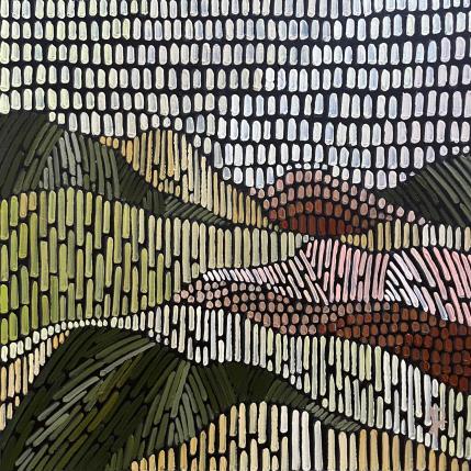 Pintura young greens por Dmitrieva Daria | Pintura Abstracto Acrílico Naturaleza