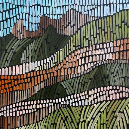 Pintura autumn fields por Dmitrieva Daria | Pintura Abstracto Acrílico Naturaleza