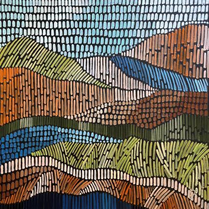 Pintura bright autumn por Dmitrieva Daria | Pintura Abstracto Acrílico Naturaleza