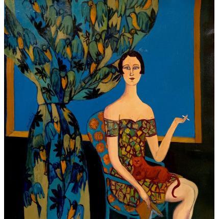 Peinture I feel good par Sundblad Silvina | Tableau Figuratif Acrylique, Pastel