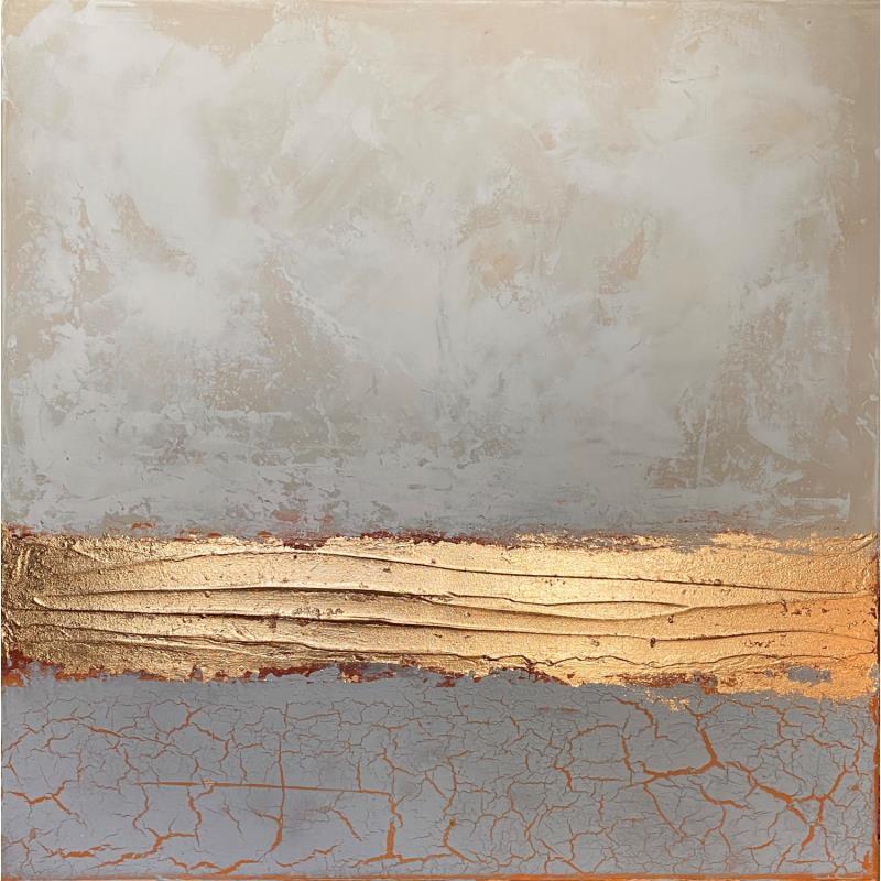 Painting Reflections of dreams by Dravet Brigitte | Painting Abstract Minimalist Acrylic