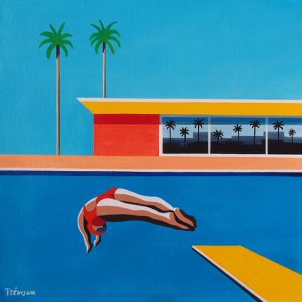 Pintura Before bigger splash por Trevisan Carlo | Pintura Surrealismo Aceite Arquitectura, Marine, Minimalista
