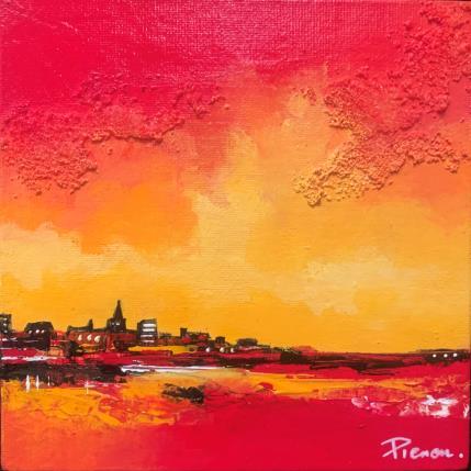 Painting Landscape by Pienon Cyril | Painting Abstract Acrylic, Sand Landscapes