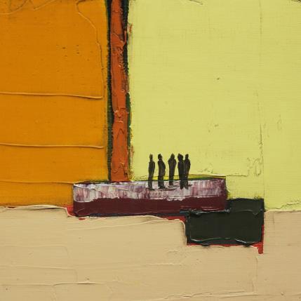 Gemälde Amitié von Marteau Frederique | Gemälde Abstrakt Öl