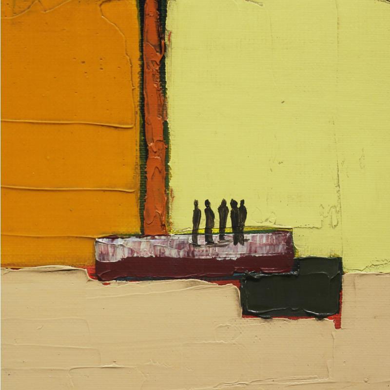 Pintura Amitié por Marteau Frederique | Pintura Abstracto Aceite