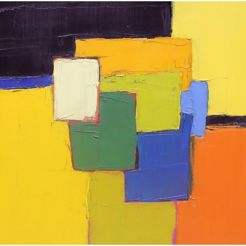 Pintura Endurance por Marteau Frederique | Pintura Abstracto Aceite